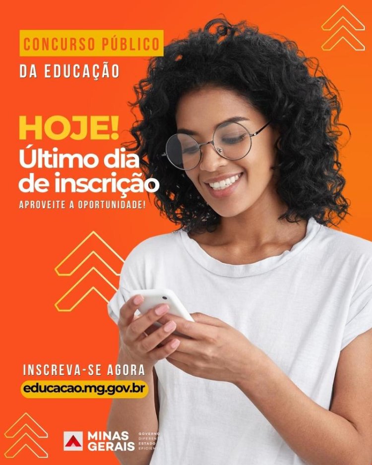 Termina nesta terça (29) o período de inscrição para o concurso da Educação