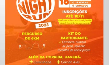 Ubá: Apae Night Run 2023 já tem data marcada