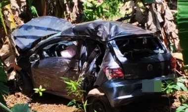 Acidente entre Guarani e Piraúba mata marido e deixa esposa e filho feridos