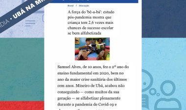 Iniciativa da Educação de Ubá é destaque em matéria do O Globo