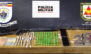 Polícia Militar prende autor de tráfico de drogas no bairro Industrial