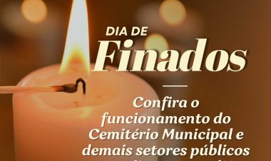 Finados: Confira o funcionamento do Cemitério Municipal de Ubá
