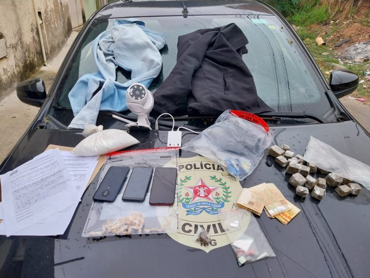 Viçosa: PCMG prende suspeito de roubo e apreende drogas e motocicleta