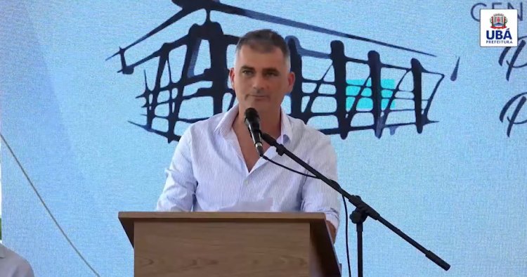 Gilmar Coelho dos Santos da GOF Incorporadora discursa na Inauguração do Centro Administrativo