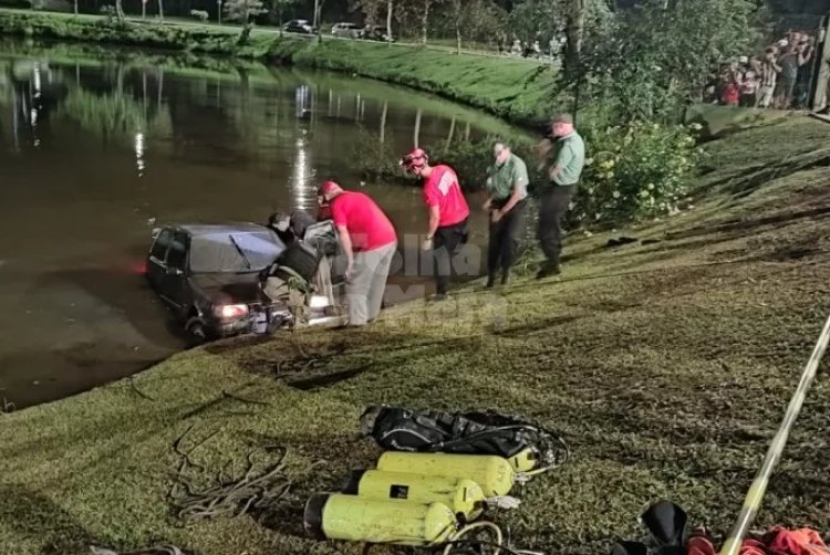 Acidente: Carro cai em represa da UFV e motorista morre afogado