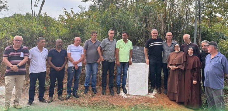 Prefeitura de Guiricema inaugura o calçamento de acesso à comunidade de Santa Montanha