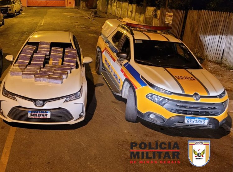 Polícia Militar apreende cerca de 150 kg de maconha em Rio Pomba