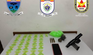 Ubá: Polícia Militar prende autor de tráfico de drogas e foragido da justiça