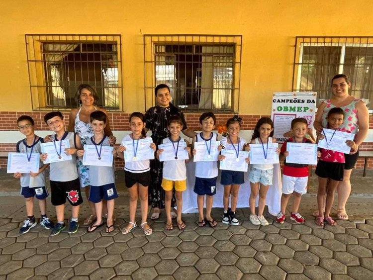Ubá: Alunos da Rede conquistam 639 medalhas na OBMEP Mirim