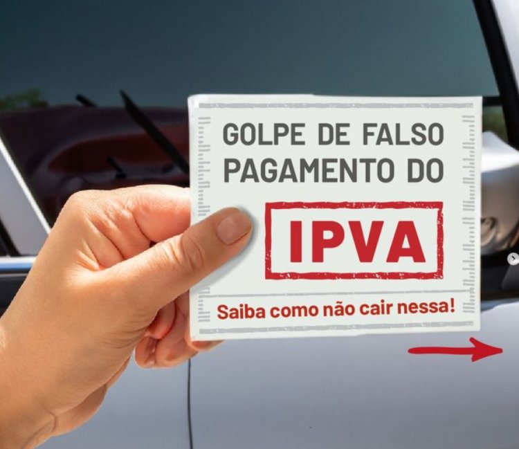 MPMG alerta cidadão sobre cuidados para não cair no golpe de falso pagamento do IPVA 2024