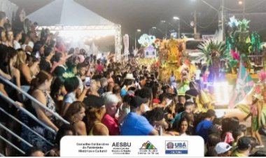 Tudo pronto para o Desfile das Escola de Samba de Ubá na Avenida Valoz David