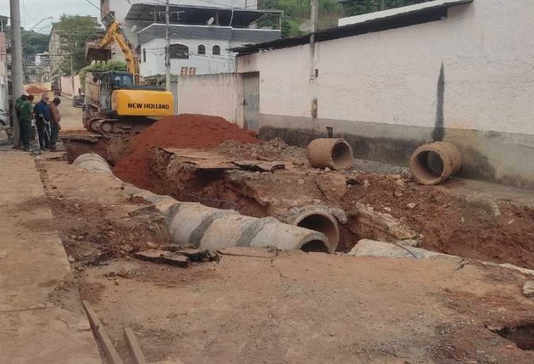 Ubá: Eldorado recebe obra de captação das águas de chuva