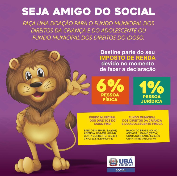 Use seu imposto de renda em benefício de crianças, adolescentes e idosos
