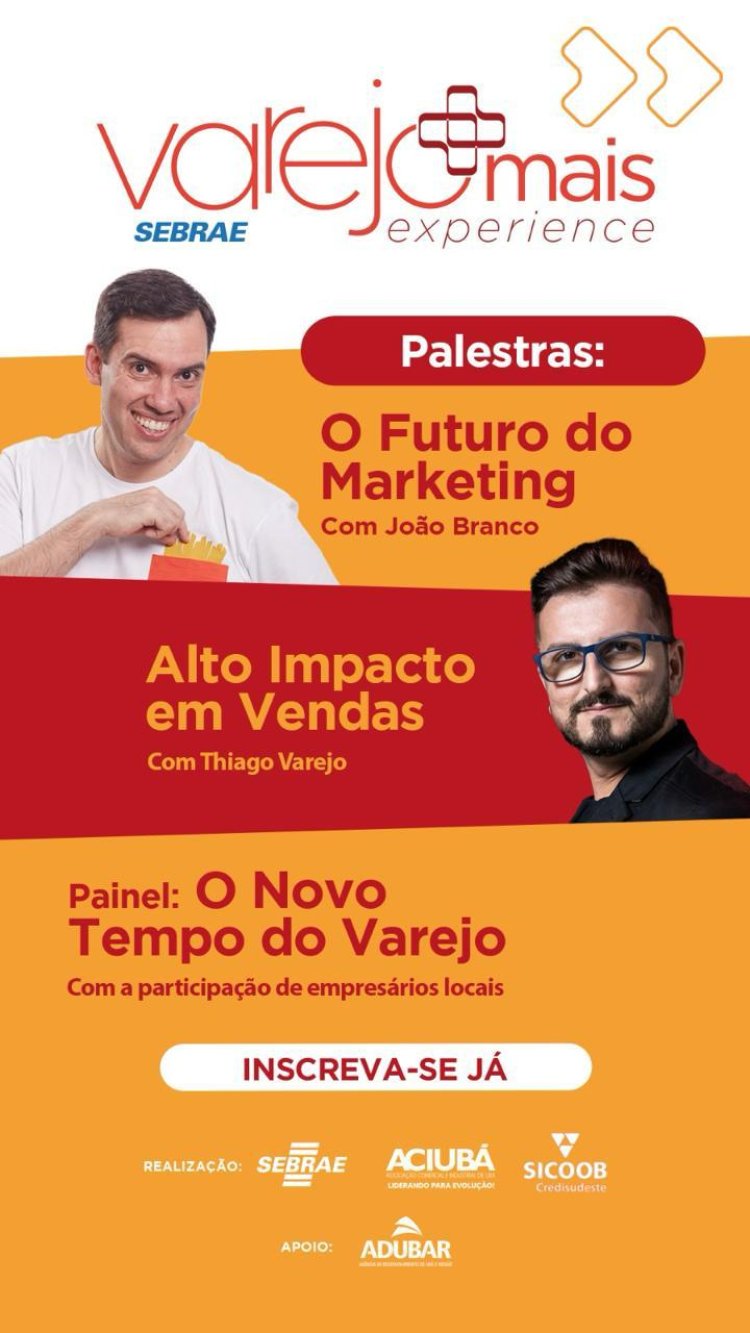 Participe do maior evento para o varejo de Ubá e região