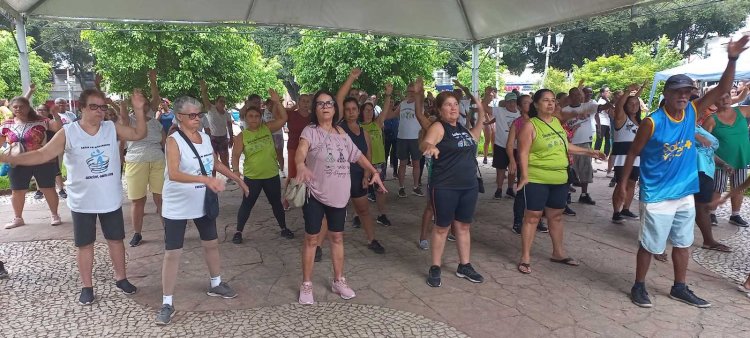 Ubá: Ação marca comemorações pelos Dias Mundiais da Saúde e da Atividade Física