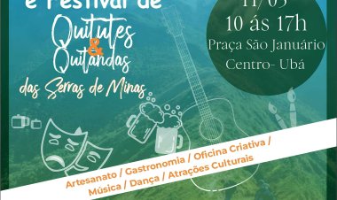 Ubá recebe Feira Itinerante e Festival de Quitutes e Quitandas