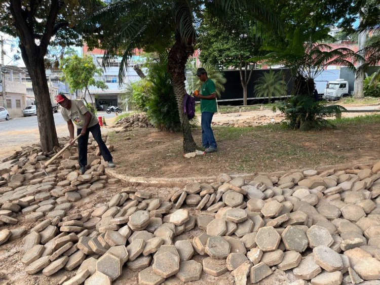 Prefeitura de Ubá inicia revitalização da Praça Francisco Parma