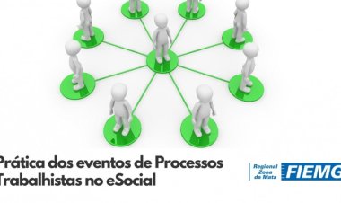 eSocial e Processos Trabalhistas são tema de treinamento da FIEMG Regional Zona da Mata