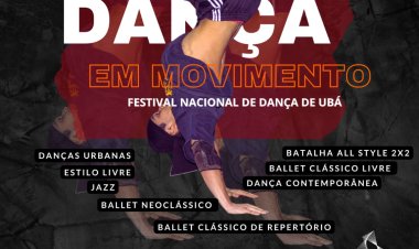 Cultura: Ubá será sede do Festival Nacional de Dança na Escola CAIC