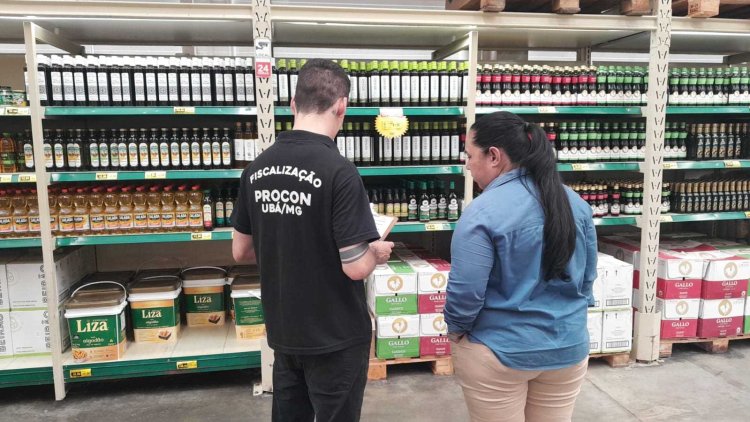 Procon Ubá fiscaliza comércio após suspensão de 12 marcas de azeite