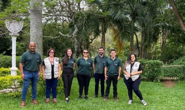 Equipe de Ubá realiza visita técnica ao Parque Municipal da Lajinha