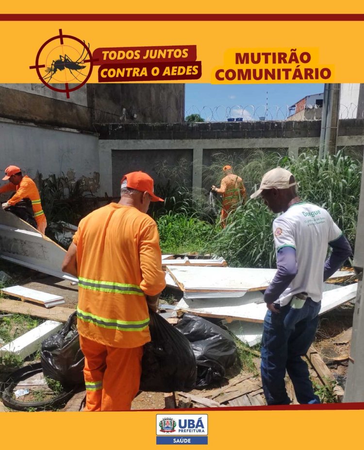 Mutirão de Limpeza recolhe 30 toneladas de materiais em Ubá