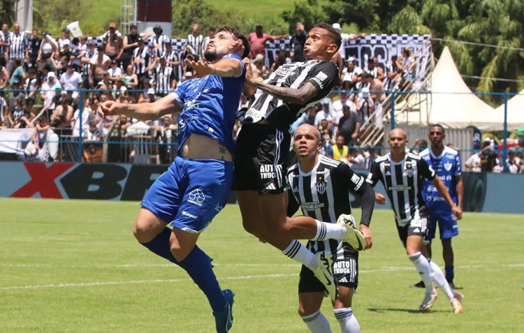Com lotação máxima em Ubá, Aymorés empata com o Atlético-MG em sua estreia na elite do Mineiro