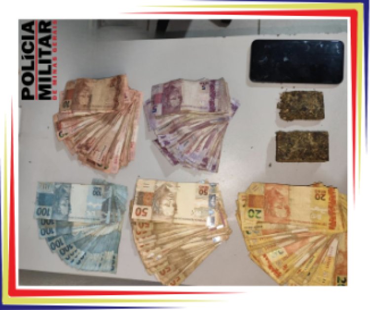 Polícia Militar prende autor por tráfico de drogas após denúncia anônima em Ubá