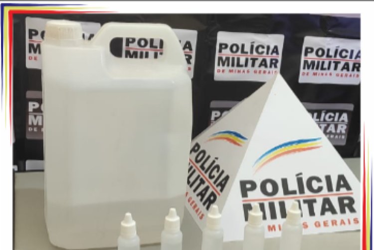 Polícia Militar apreende clorofórmio (Loló) em Tocantins