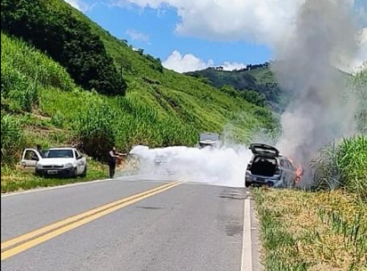 Prefeitura de Argirita imite Nota Oficial sobre carro que pegou fogo próximo ao trevo da cidade