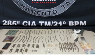 Ubá: Polícia Militar prende suspeitos por tráfico de drogas no Tanquinho