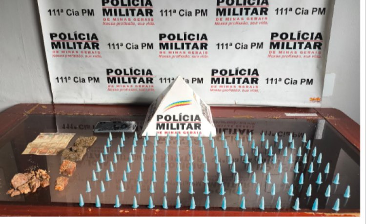 Polícia Militar prende suspeito por tráfico de drogas após tentar fugir