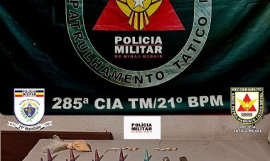 Polícia Militar prende autor de tráfico de drogas no Povoado São Domingos