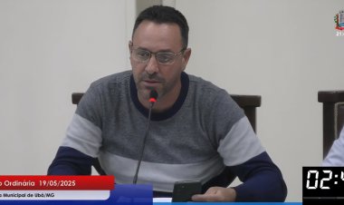 UBÁ: Vereador Lek destaca conquistas em infraestrutura durante Reunião Ordinária da Câmara