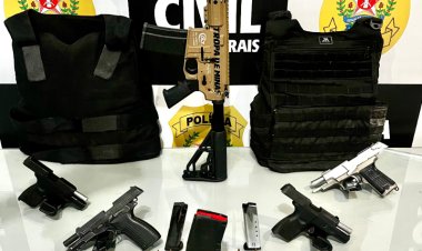 Operação da PCMG termina com apreensão de fuzil e cinco prisões na Zona da Mata