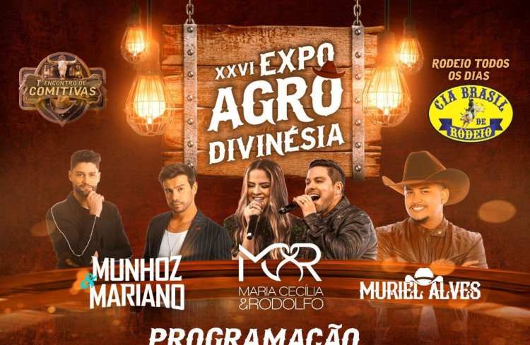 Confira a programação da XXVI ExpoAgro de Divinésia