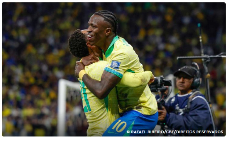 Brasil vence primeira com Ancelotti e se classifica para Copa do Mundo