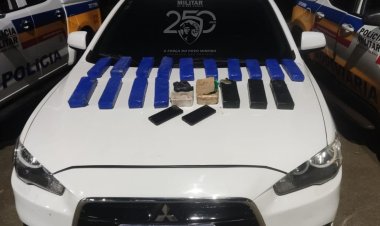Polícia Militar prende autores por tráfico de drogas após perseguição pela rodovia