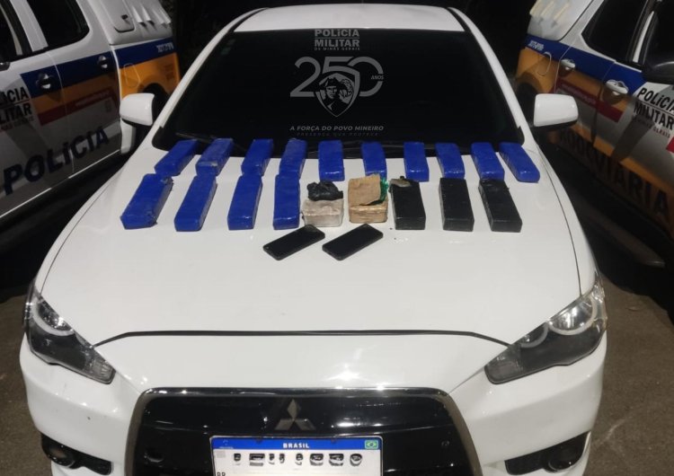 Polícia Militar prende autores por tráfico de drogas após perseguição pela rodovia