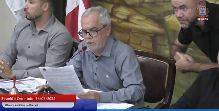 Presidente da Câmara de Ubá, José Maria Fernandes, apresenta requerimentos em prol da segurança e mobilidade no distrito de Diamante