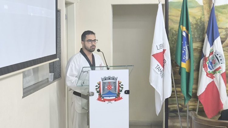 Professor Diego Miguetti Defende Valorização do Taekwondo em Ubá e Cobra Apoio ao Esporte na Tribuna da Câmara