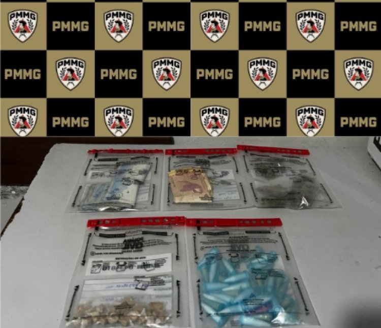 Polícia Militar prende autores por tráfico de drogas no bairro Industrial em Ubá