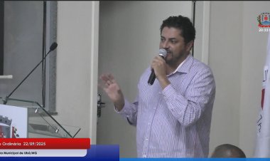 Dr. João Paulo dos Santos defende união política e anuncia avanços em investimentos na saúde e infraestrutura durante reunião da Câmara de Ubá