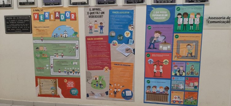 Câmara de Ubá recebe exposição: O Papel do Vereador