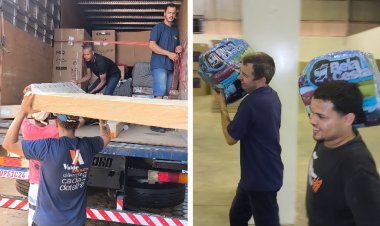 Solidariedade do Polo Moveleiro marca início da reconstrução de lares atingidos pela enchente em Ubá