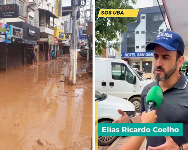 SOS UBÁ: ACIUBÁ mobiliza apoio para reconstrução do comércio e da cidade