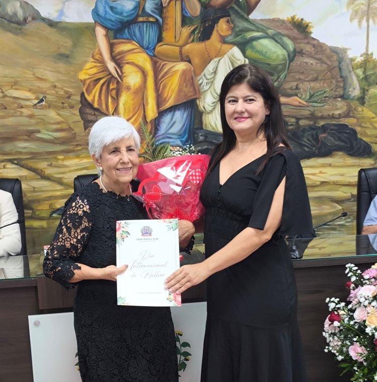 Maria José de Andrade Silveira é homenageada com Diploma Mulher 2026 em Ubá