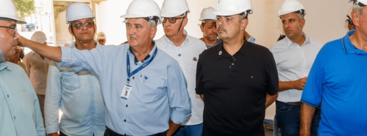 Governo de Minas vistoria obras do ambulatório de quimioterápicos da Casa de Saúde Padre Damião, em Ubá